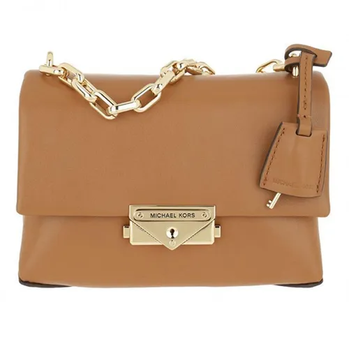 Túi Đeo Chéo Michael Kors MK Cece Chain Shoulders Crossbody Bag Cider Màu Nâu
