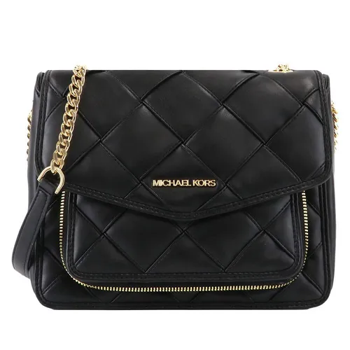Túi Đeo Chéo Michael Kors MK Regina Glap Shoulder Bag Black 35S1GU7L8U