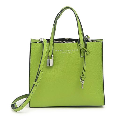 Túi Tote Marc Jacobs Mini Grind Coated Leather Tote In Peridot At Nordstrom Rack In Green Màu Xanh Green