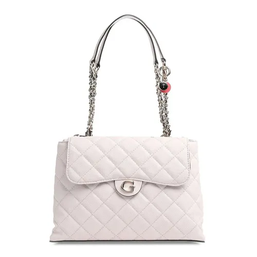 Guess - Túi Xách Guess Bag Gillian High Society Satchel HWQG83_94060_STO-DIS Màu Trắng - Vua Hàng Hiệu