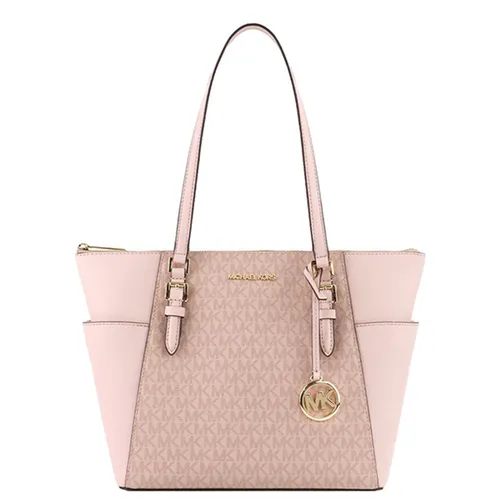 Túi Tote Michael Kors MK Casual Style Street Style A4 Bi-color Leather Party Style Màu Hồng