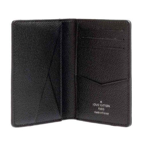 Ví Nam Louis Vuitton Pocket Organizer N63143 Màu Xám Đen-2