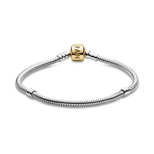 Vòng Đeo Tay Pandora Moments Snake Chain Bracelet 590702HG-Brace Màu Bạc Vàng