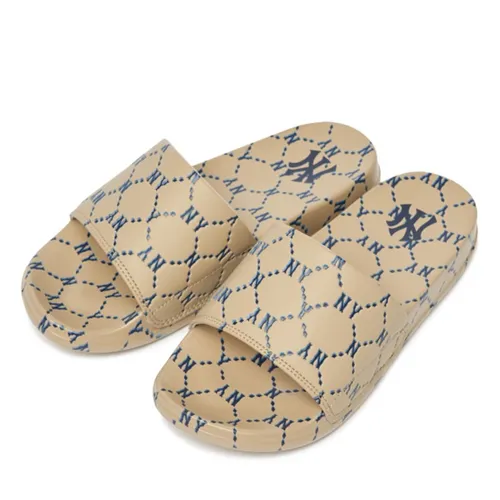 Dép MLB Mound Dia Monogram New York Yankees 3ALPAD123-50BGS Màu Beige Size 240