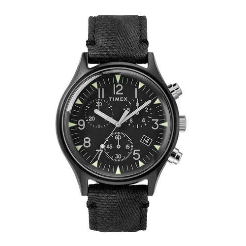 Đồng Hồ Nam Timex MK1 Chronograph Quartz Black Dial Men's Watch TW2R68700 Màu Đen