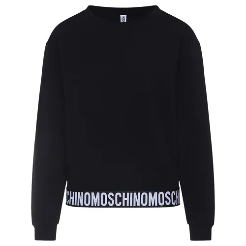 Áo Nỉ Moschino Sweatshirt Black Regular Fit A1731 9008 Màu Đen