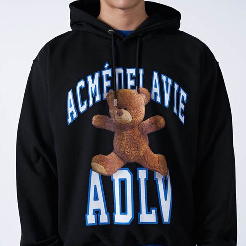 Áo Hoodie Acmé De La Vie ADLV Running Bear Màu Đen-4