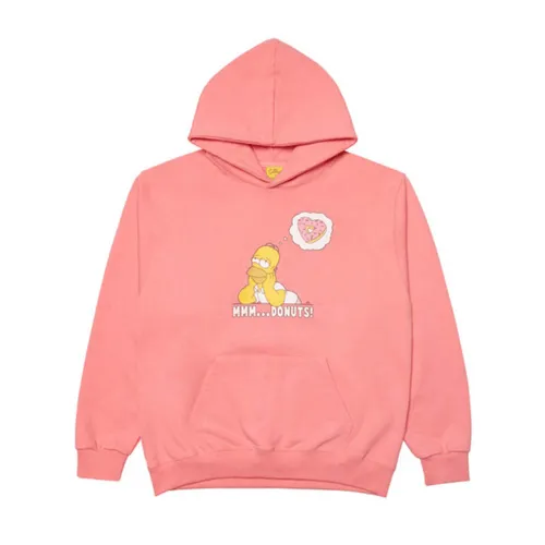 Áo Hoodie Acmé De La Vie ADLV The Simpsons Donuts Homer Pink Màu Hồng
