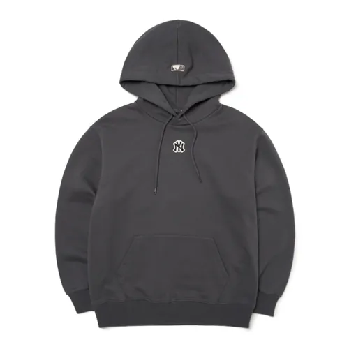 Áo Hoodie MLB Logo Basic Overfit Hoodie New York Yankees 3AHDB0114-50CGS Màu Đen Xám Size S - Thời trang - Vua Hàng Hiệu