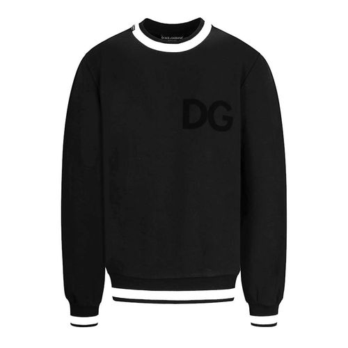 Áo Nỉ Nam Dolce & Gabbana D&G G9OW6T G7G1N N0000 Sweater Màu Đen