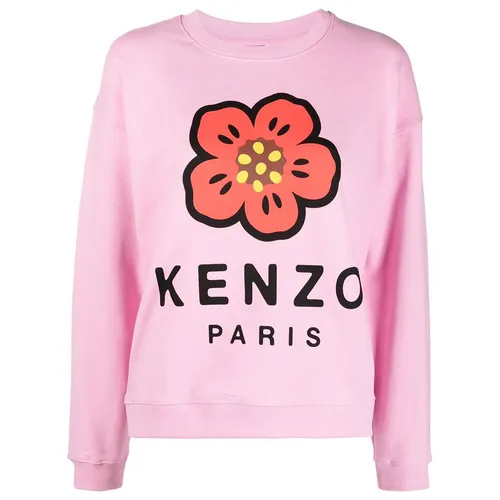 Kenzo Nữ Vải cao cấp - Áo Nỉ Kenzo Paris Regular Sweatshirt FC62SW0114ME 30 Màu Hồng - Vua Hàng Hiệu