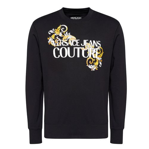 Áo Nỉ Sweater Nam Versace Jeans Couture Sweatshirt Black Men's  B7GZA7TU Màu Đen Size M