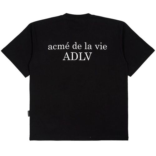Áo Phông Acmé De La Vie ADLV Baby Face Crocodile Doll Short Sleeve T-Shirt Black Màu Đen-1