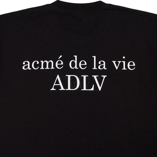 Áo Phông Acmé De La Vie ADLV Baby Face Crocodile Doll Short Sleeve T-Shirt Black Màu Đen-3