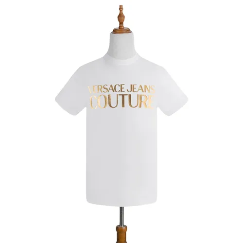 Áo Phông Versace Jeans Couture 72GAHT04-CJ00T Màu Trắng
