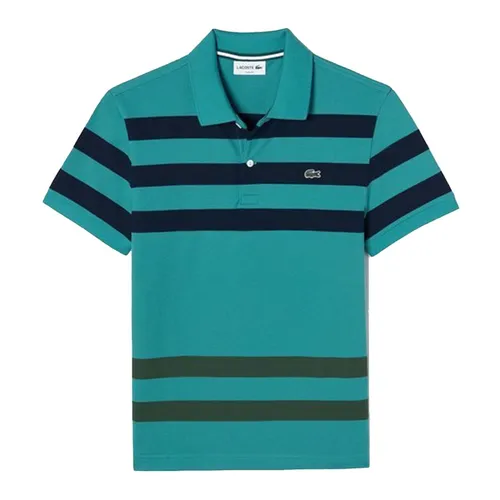 Áo Polo Lacoste Men's Slimfit PH9865 20B K2M Màu Xanh Blue Size M