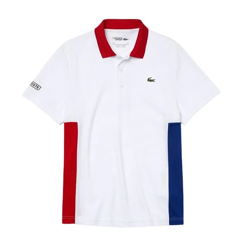 Áo Polo Lacoste Sport Colourblock Mesh Breathable Piqué Tennis Polo Shirt DH2057 GT3 Màu Trắng Size M