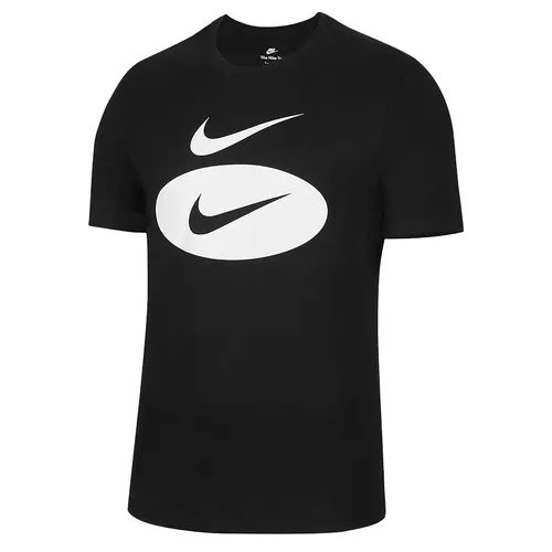 Áo Thun Nam Nike Camiseta Sportswear Swoosh Masculina Tshirt Màu Đen Trắng Size M