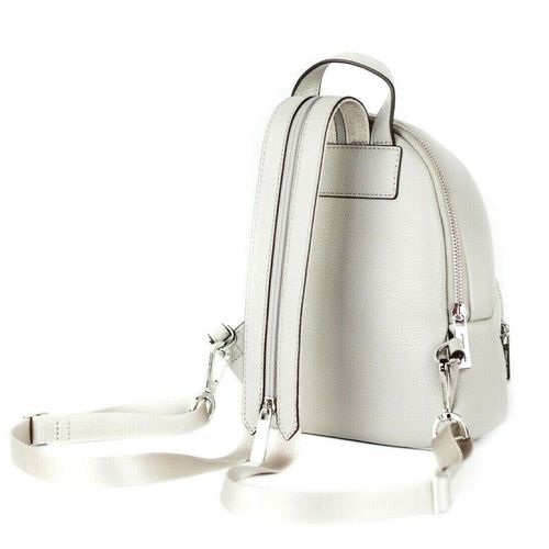Balo Michael Kors MK Erin Small Leather Convertible Backpack Shoulder Bag Pearl Grey Màu Xám Trắng-1