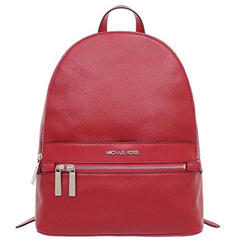 Balo Michael Kors MK Kenly Scarlet Leather Large Backpack Red 35S0SY9B7L Màu Đỏ