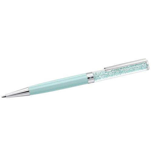 Bút Ký Swarovski Crystalline Ballpoint Pen Green, Chrome Plated 5351072 Màu Xanh Bạc Hà