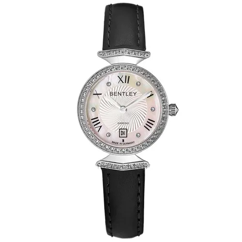 Đồng hồ Bentley - Đồng Hồ Nữ Bentley BL1801-A2WWB-S Màu Đen Bạc - Vua Hàng Hiệu