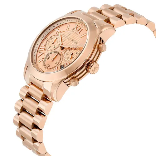 MICHAEL KORS MK6275 Cooper Chronograph Rose Gold Tone Ladies Wrist Watch  796483214682  eBay