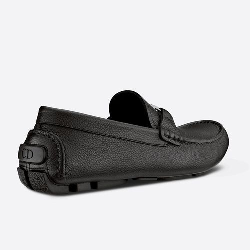 Giày Lười Nam Dior Loafer Black Grained Calfskin Màu Đen Size 40-2