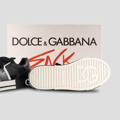 Giày Sneakers Dolce & Gabbana D&G Milano CS1863 AO223 8B979 Màu Đen-3
