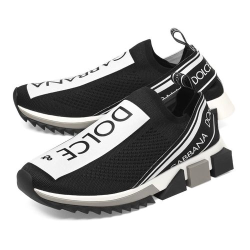 Giày Sneakers Dolce & Gabbana D&G Sorrento Melt CS1713 AH677 89690 Màu Đen Trắng