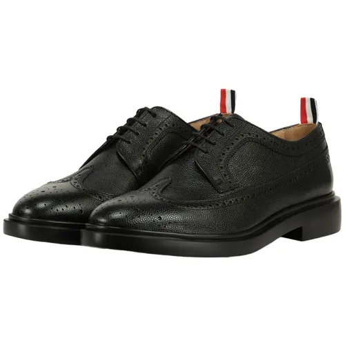 Giày Tây Nam Thom Browne Longwing Brogues Shoes Màu Đen Size 39