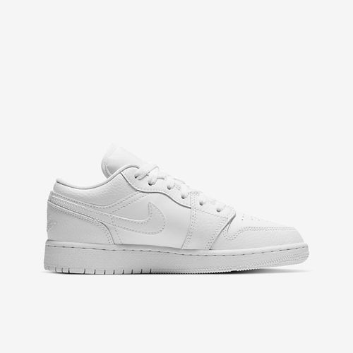 Giày Thể Thao Nike Air Jordan 1 Low Triple White 553560-130 Màu Trắng Size 39-6