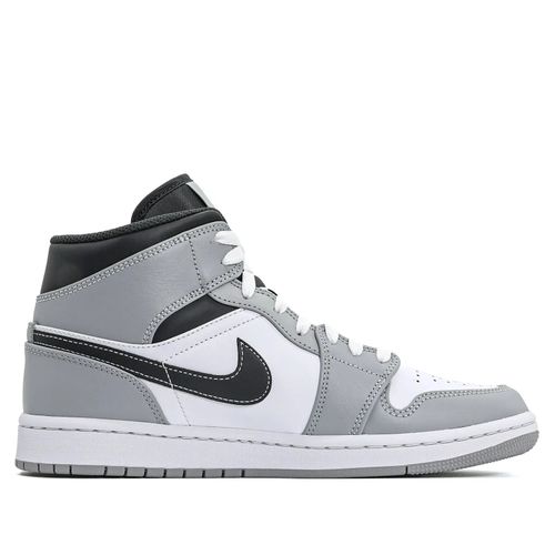Giày Thể Thao Nike Air Jordan 1 Mid ‘Light Smoke Grey’ 554724-078 Màu Xám Trắng Size 44.5-3
