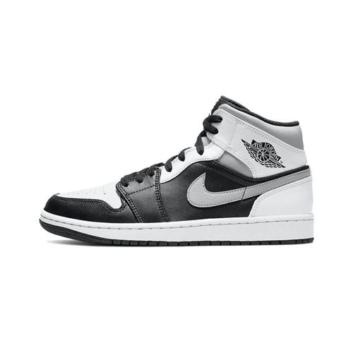 Giày Thể Thao Nike Air Jordan 1 Mid White Shadow 554724-073 Màu Đen Trắng Size 38.5-4