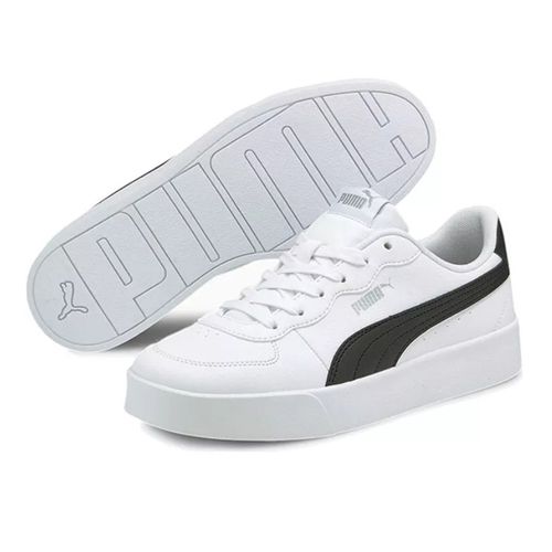 Giày Thể Thao Puma Skye Clean White Black 380147-04 Màu Trắng Size 38.5