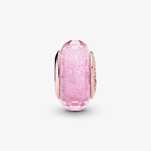 Hạt Vòng Charm Pandora Faceted Pink Murano Glass 781650 Màu Hồng-5