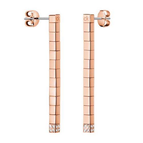 Khuyên Tai Calvin Klein Tune Drop Earrings KJ9MPE140100 Màu Vàng Hồng