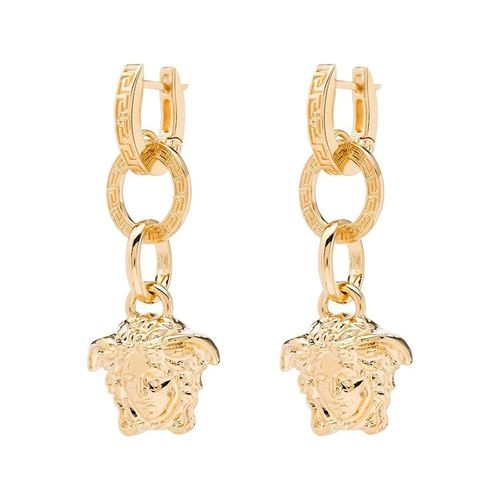 Khuyên Tai Versace Medusa Drop Earrings DG2F062DJMTD00O Màu Vàng Gold