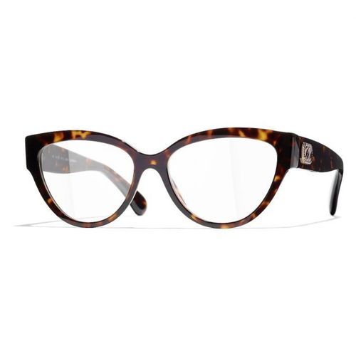 Kính Mắt Cận Chanel Cat Eye Eyeglasses CH3436 C714 Phối Màu