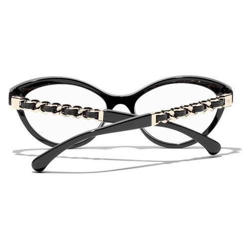 Kính Mắt Cận Chanel Eyeglasses CH3428Q C622 Màu Đen-3