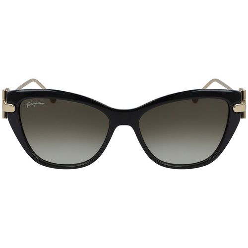 Kính Mát Salvatore Ferragamo Black Cat Eye Ladies Sunglasses SF928S 001 55 Màu Đen-3