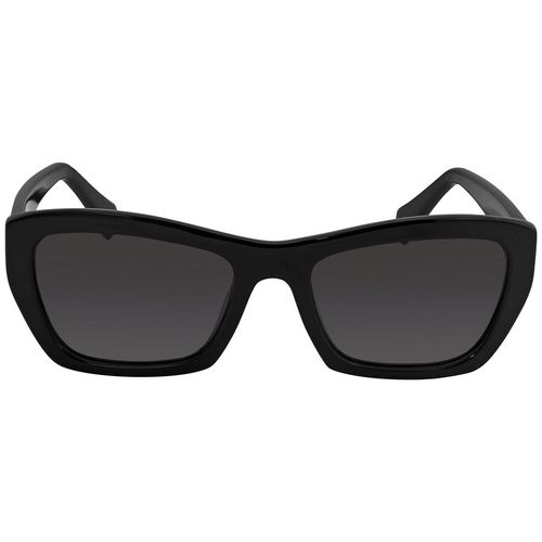 Kính Mát Salvatore Ferragamo Grey Rectangular Sunglasses SF958S 001 55 Màu Đen-2