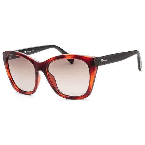Kính Mát Salvatore Ferragamo Women Fashion 56mm Tortoise Sunglasses SF957S-214 Phối Màu