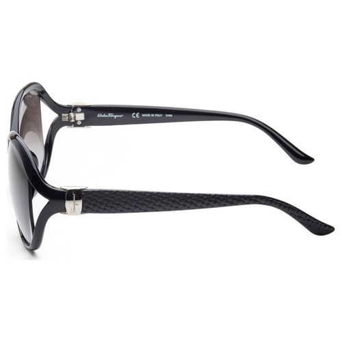 Kính Mát Salvatore Ferragamo Women Fashion 61mm Black Sunglasses SF770SA-001 Màu Đen-1