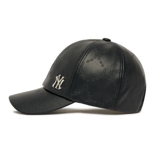 Mũ MLB Dia Monogram Embo Leather Unstructured Ball Cap New York Yankees 3ACPM1226 Màu Đen-1