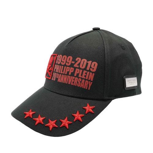 Mũ Philipp Plein 20th Anniversary Visor Hat Màu Đen