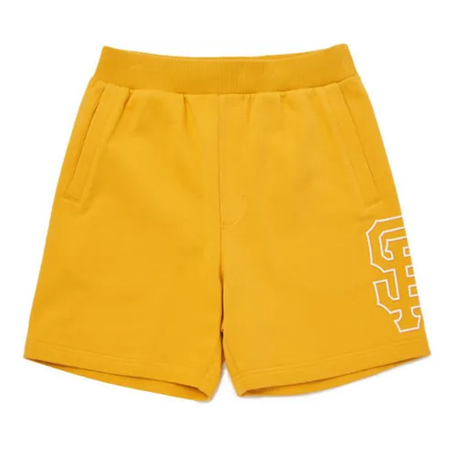 Quần Short MLB  Basic Big Logo 3ASPB0223-14ORL Màu Vàng