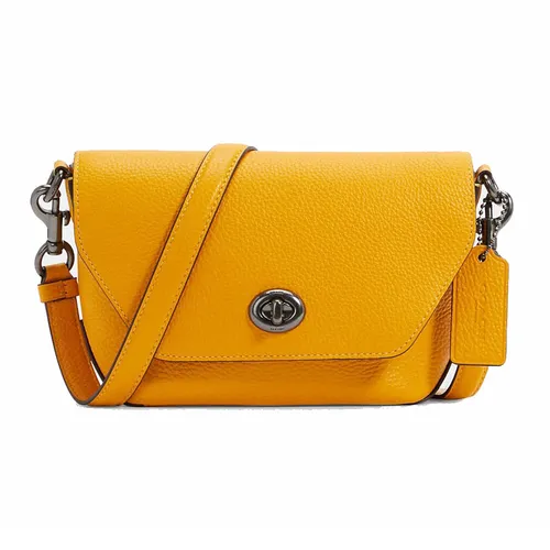 Túi xách - Túi Đeo Chéo Coach Karlee Crossbody C2815 Màu Vàng - Vua Hàng Hiệu