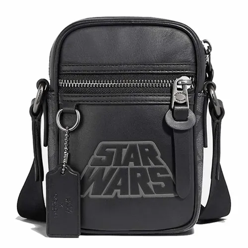 Túi Đeo Chéo Nam Coach Star Wars X Coach Terrain Crossbody In Signature Canvas With Motif F89187 Màu Đen - Túi xách - Vua Hàng Hiệu