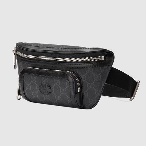 Túi Đeo Chéo Gucci Belt Bag With Interlocking G Màu Đen-6